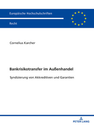 cover image of Bankrisikotransfer im Außenhandel